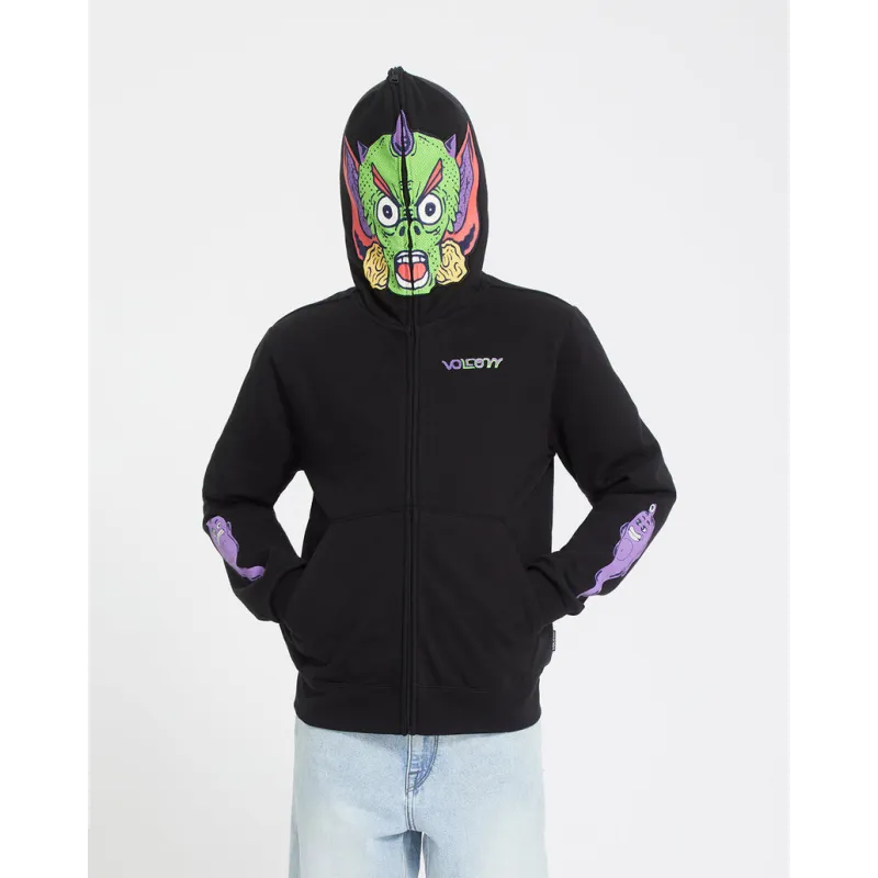 Volcom Fa Ben Sanair Full Zip-Hoodie Kids Hoodie Black