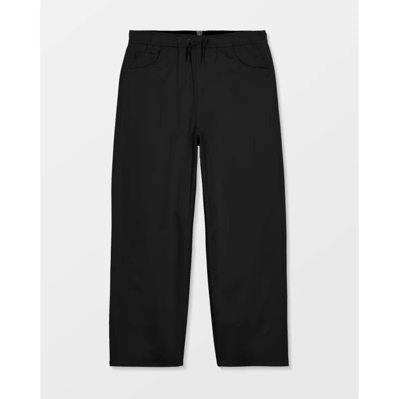 Volcom Freazy Elastic Waist Kids Pants Black