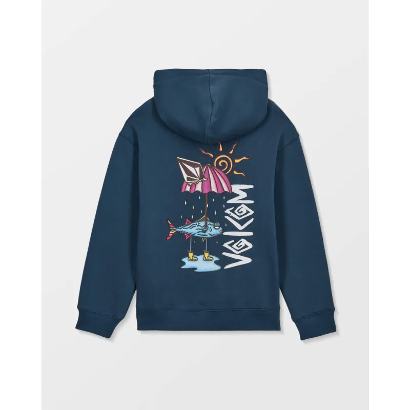 Volcom Watanite Kids Hoodie Dust Bowl Indigo