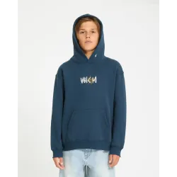 Volcom Watanite Kids Hoodie Dust Bowl Indigo