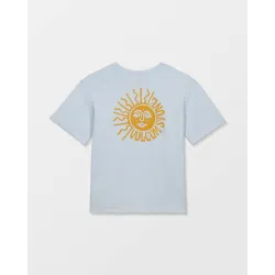 Volcom Mazatlan Kids T-Shirt Light Blue Acid