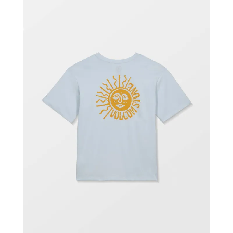 Volcom Mazatlan Kids T-Shirt Light Blue Acid