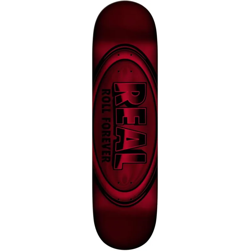 Real DBX Oval Red Foil 8.38" Skateboard Deck