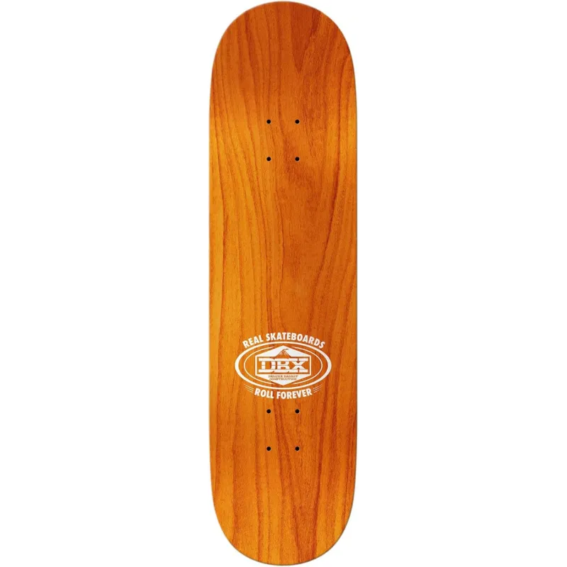 Real DBX Oval Red Foil 8.38" Skateboard Deck