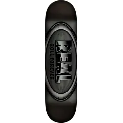 Real DBX Oval Silver Foil 8.5" Skateboard Deck