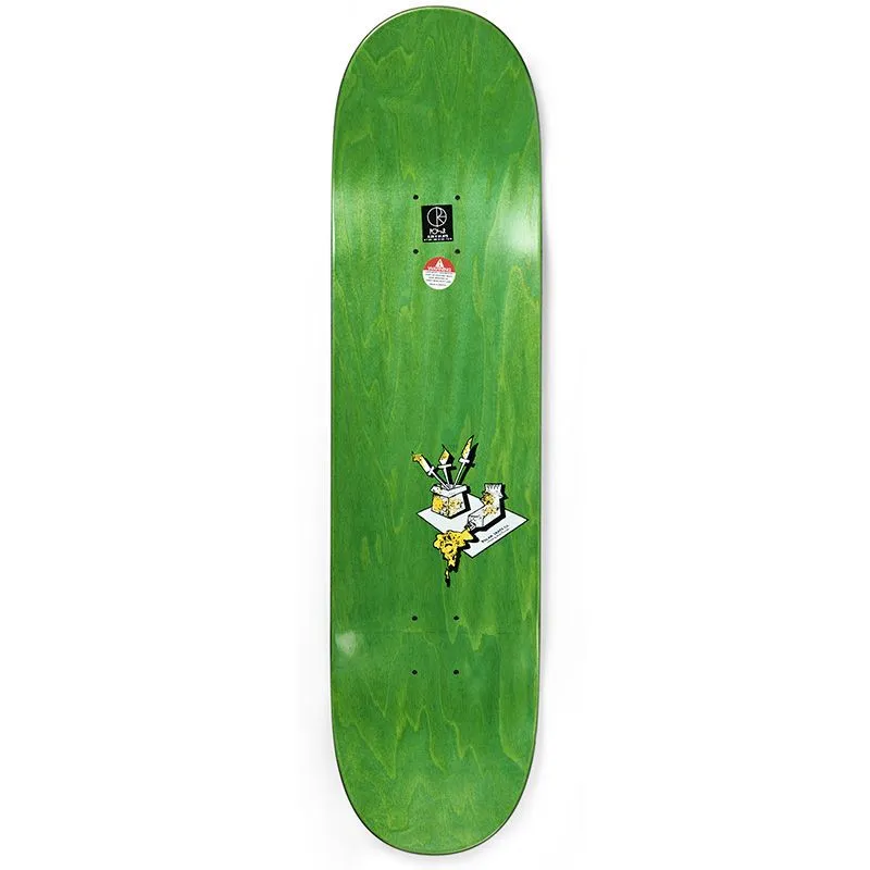 Polar Dane Brady Mopping Green 8.0" Skateboard Deck