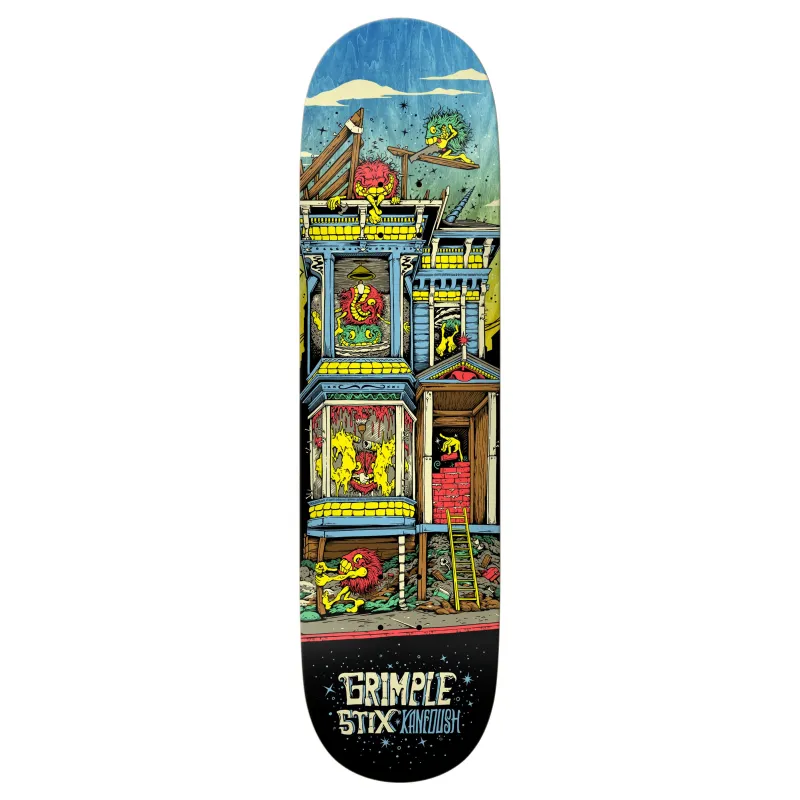 Anti Hero Kanfoush Grimple Stix Victorians 8.75" Skateboard Deck