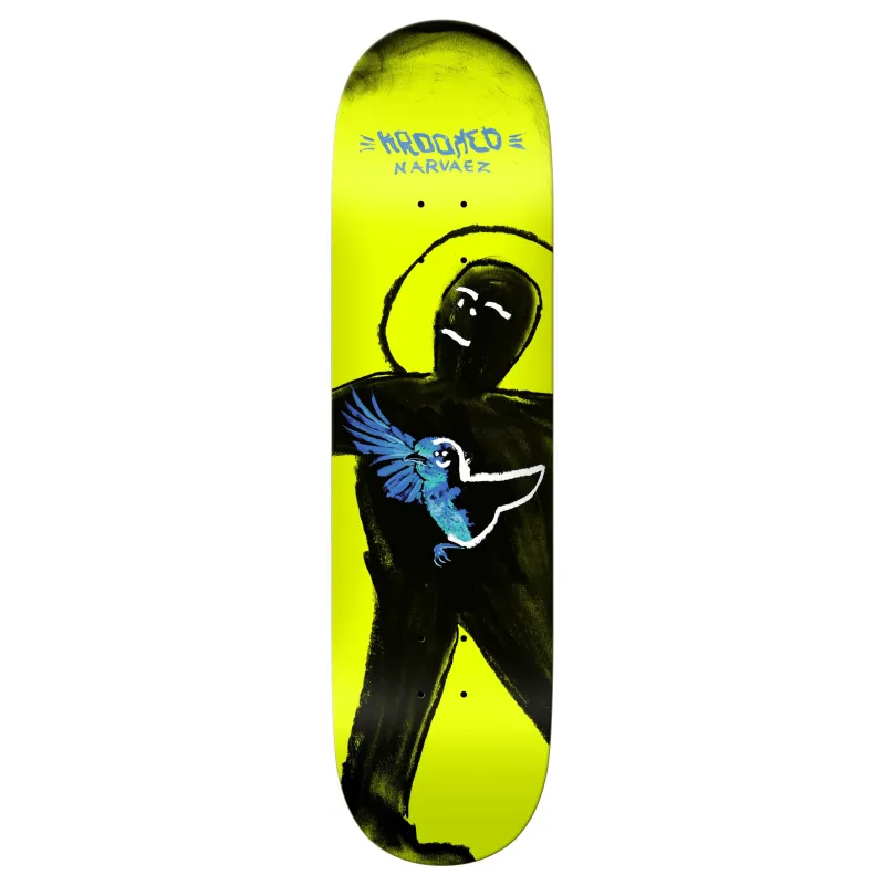 Krooked Narvaez Blue Bird 8.25" Skateboard Deck
