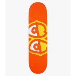 Krooked Eyes Orange 8.25" Skateboard Deck