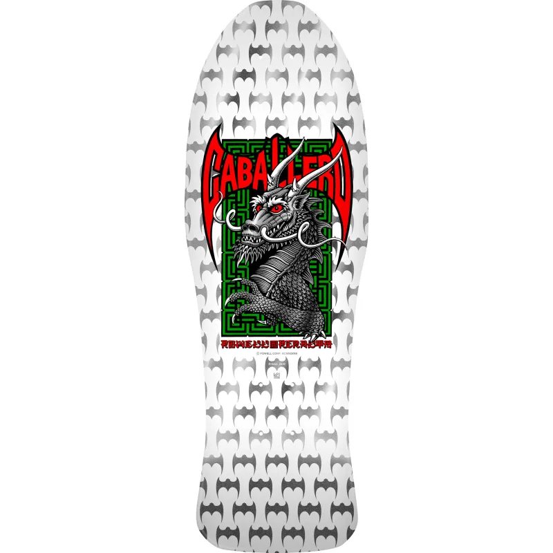 Powell-Peralta Bones Brigade Series 17 White Old School Skateboard Deck
