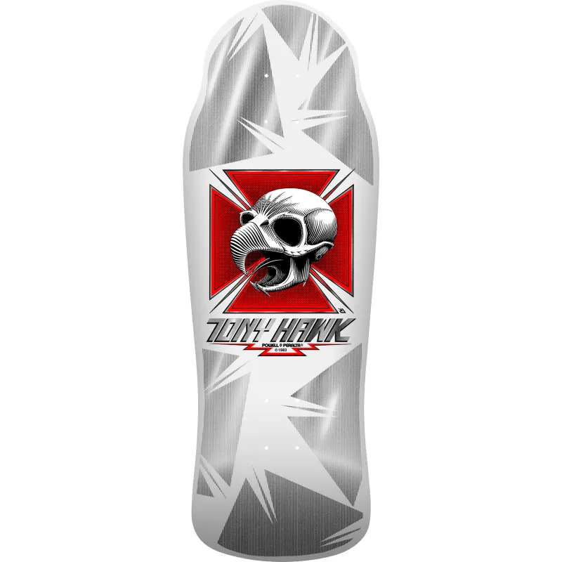 Powell-Peralta Bones Brigade Series 17 White Old School Skateboard Deck