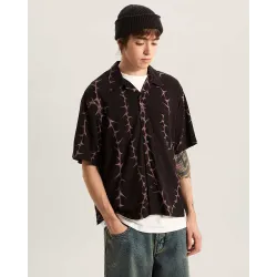 Vans Van Doren Printed Camp Shirt Black