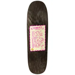 Krooked Mermaid Hand Screened 9.25" Skateboard Deck