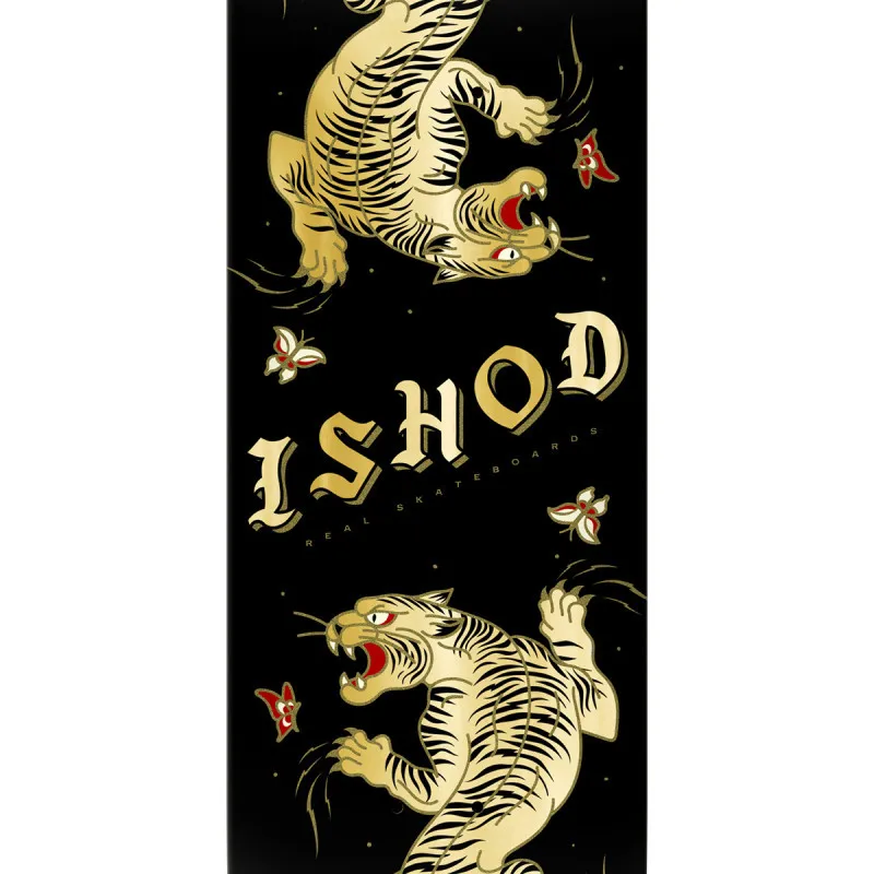 Real DBX Ishod Catscratch Twin Tail Gold Foil 8.5" Skateboard Deck