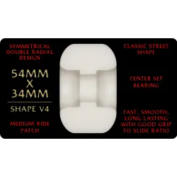Powell-Peralta Dragon Formula V4 Wide 54mm x 34mm 93A Skateboard Wielen
