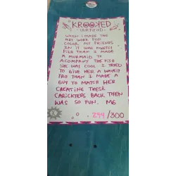 Krooked Mermaid Hand Screened 9.25" Skateboard Deck