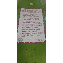 Krooked Mermaid Hand Screened 9.25" Skateboard Deck