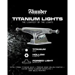 Thunder Titanium Lights 3 Polished 149 Skateboard Truck