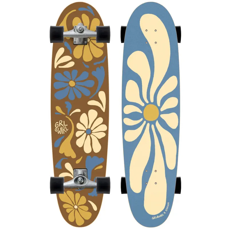 Carver Cx Grlswirl Longswirl 38" Surf Skate Complete