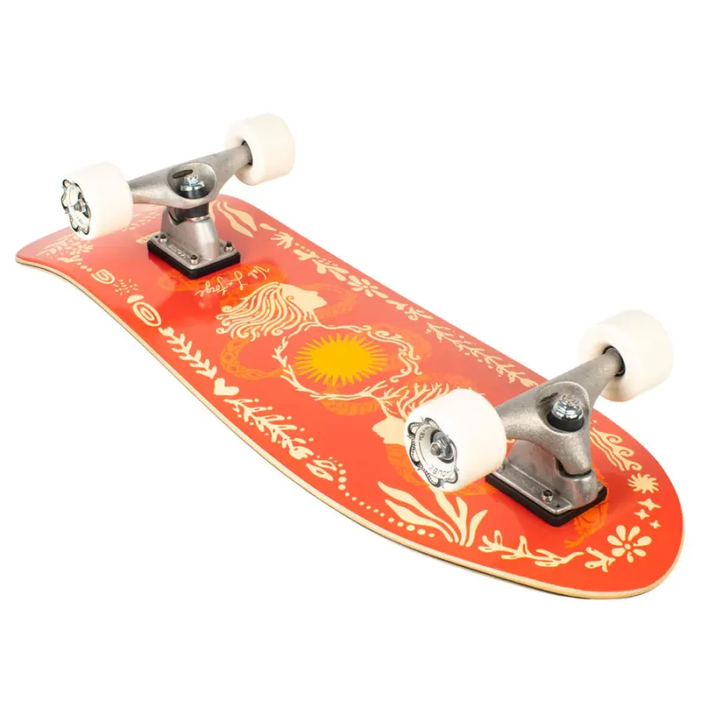Carver Cx Grlswirl Sunflower 31" Surf Skate Complete