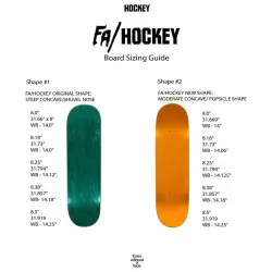 Hockey War On Ice Shape 2 8.25" Skateboard Deck