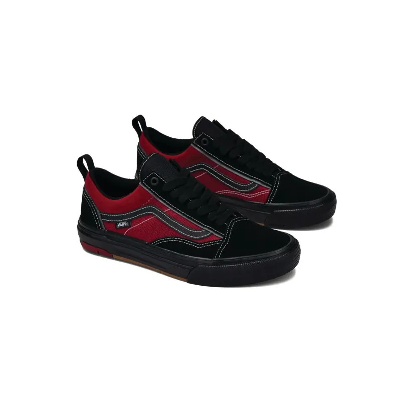 Vans Skate Old Skool Wafflecup Shoes Black/Red - 7.5
