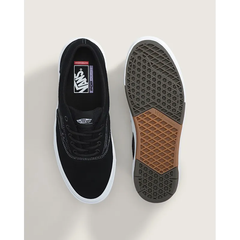 Vans Skate Era Wafflecup Shoes Black/White - 7