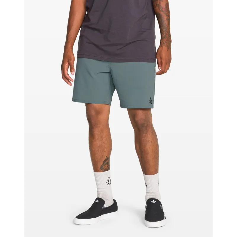 Volcom Nomoly Elasctic Waist 18 Shorts  Tradewinds
