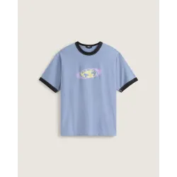Vans Pixel Globe T-Shirt Glacial Slate