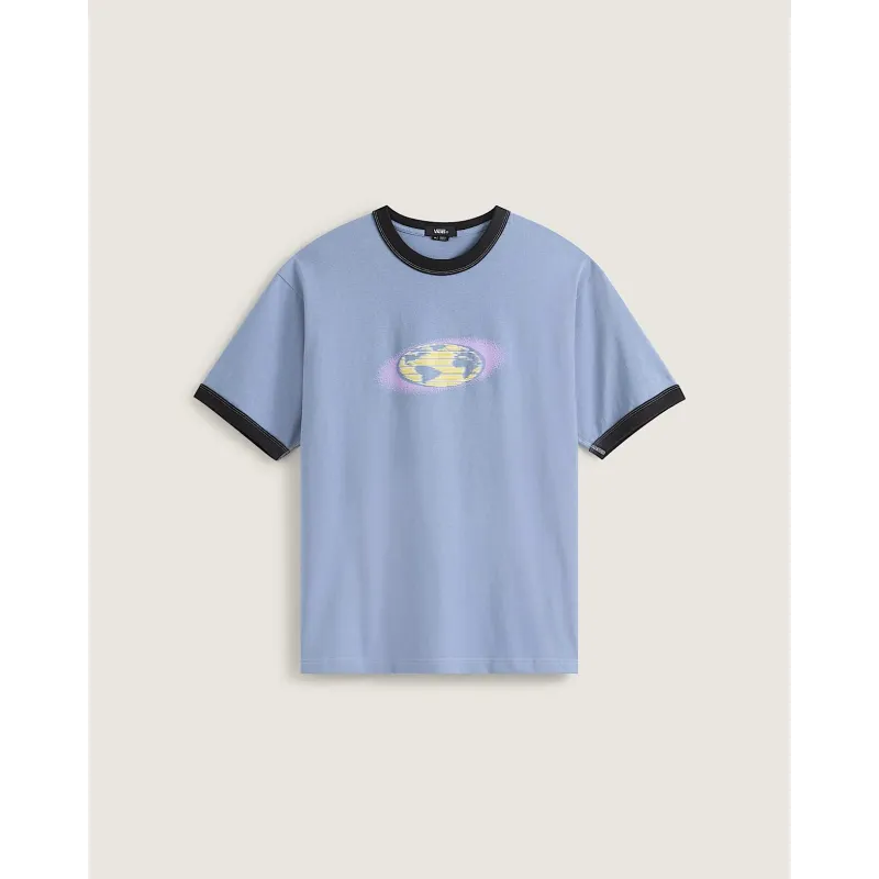 Vans Pixel Globe T-Shirt Glacial Slate