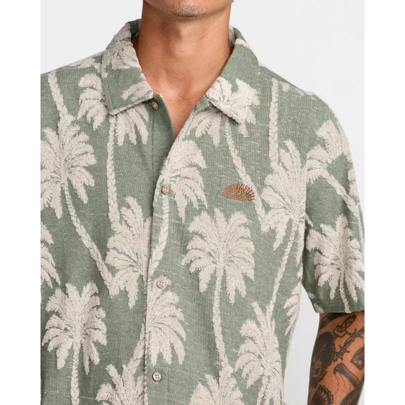 RVCA Palm Fall Shirt Jade