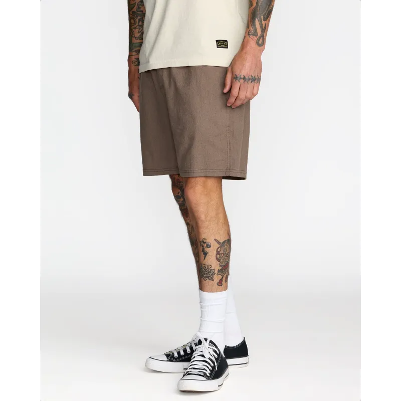 RVCA Sands Elastic 17 Shorts Mushroom