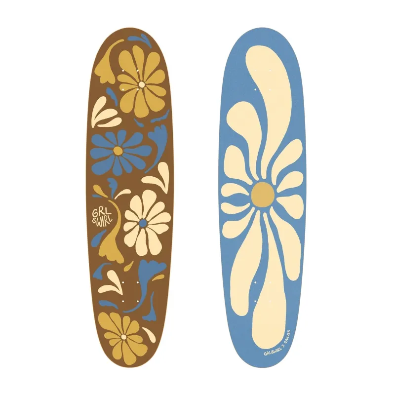 Carver Grlswirl Longswirl 38" Surf Skate Deck