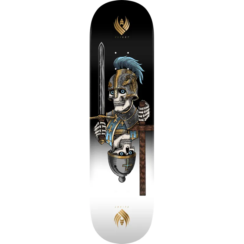 Powell-Peralta Pro Dan Corrigan Chess Skulls Flight Gold Foil 315 8.42" Skateboard Deck