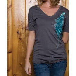 Arbor Swoon T-Shirt Girls - Bamboo Based - Grey
