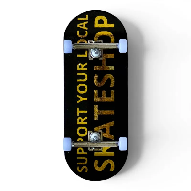 Custom Pro Support Your Local Skateshop Fingerboard Complete