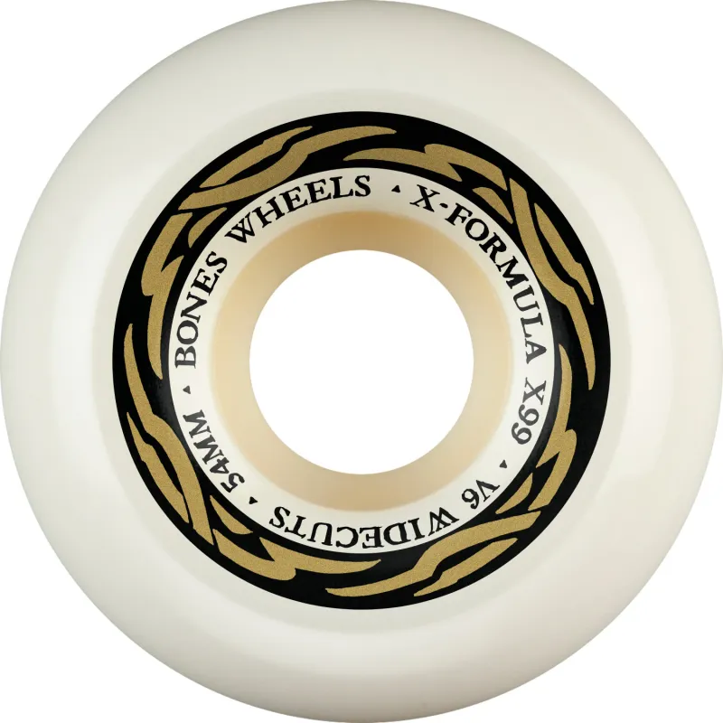 Bones x Formula V6 Widecut 54mm 99A Skateboard Wheels