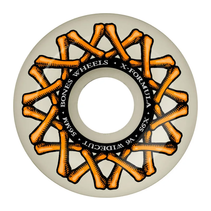 Bones x Formula V6 Widecut 56mm 95A Skateboard Wheels