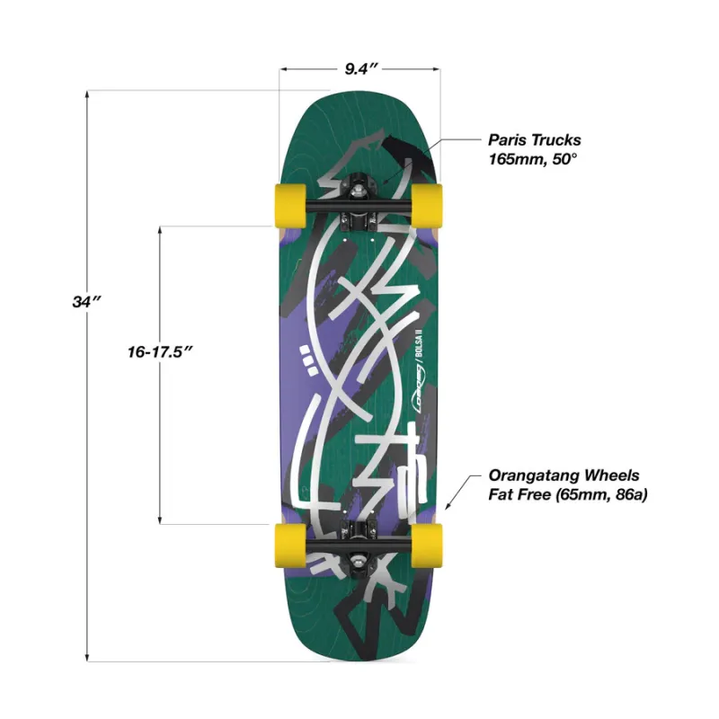 Kaufen Loaded Bolsa II Paris V3 34" Longboard Complete auf Europas Sickest Skate Shop