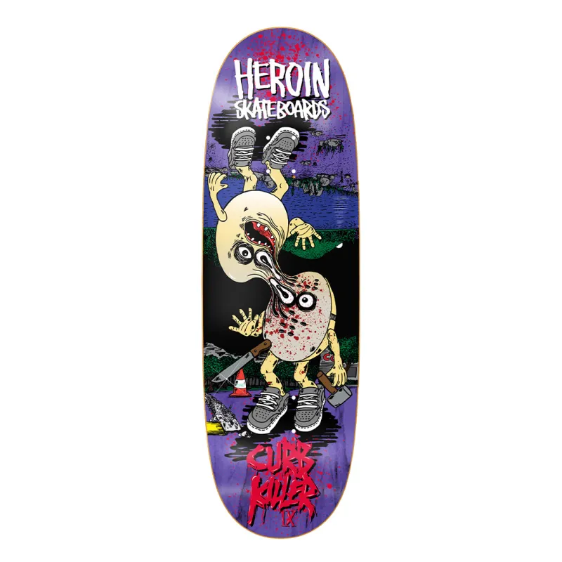 Heroin Curb Killer 9 Merged 10.0" Skateboard Deck
