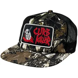 Heroin Curb Killer Snapback Cap Camo