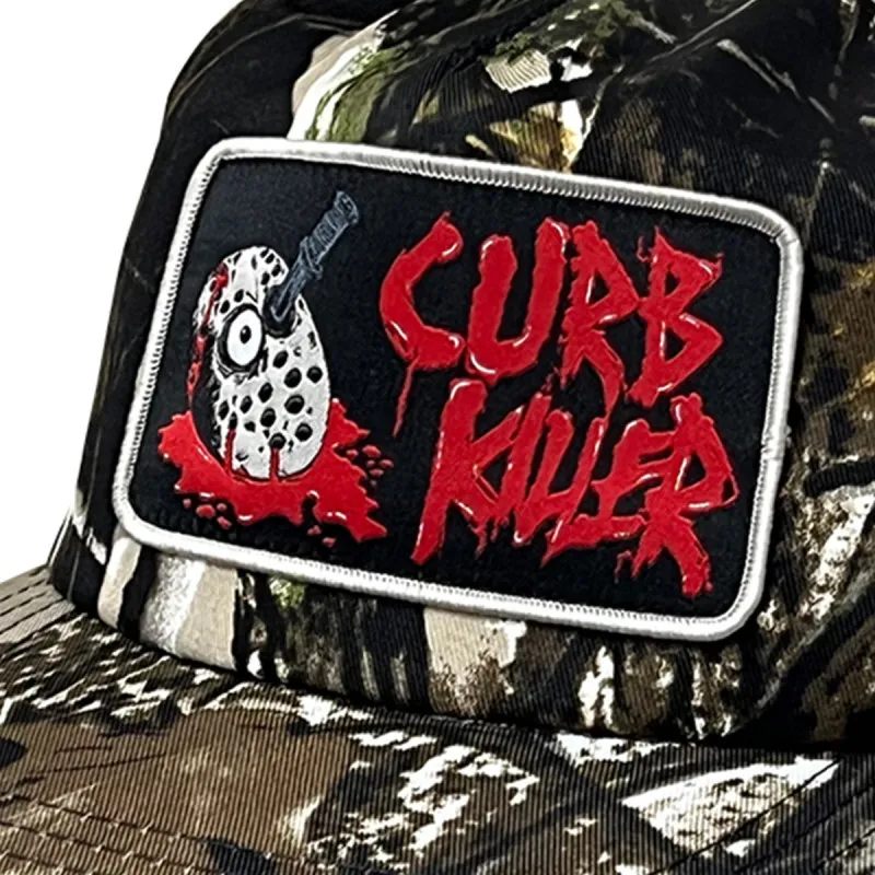 Heroin Curb Killer Snapback Cap Camo