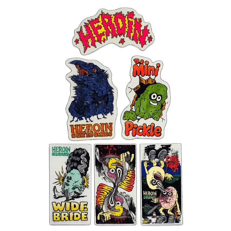 Heroin Sticker Merged Pack