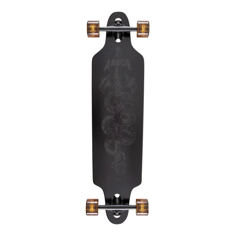 Arbor Journey Nightfall Zeppelin 36" Drop Through Cruiser Longboard Complete