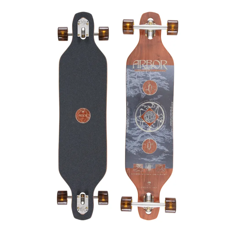 Arbor Axis Journey Evergreen 40" Drop Through Cruiser Longboard Complete