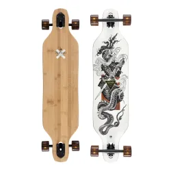 Arbor Bamboo Axis K Darmaeva 40" Drop Through Cruiser Longboard Complete