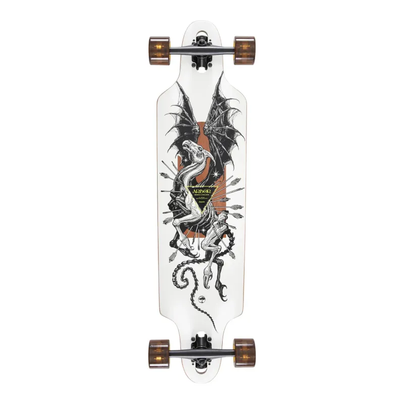 Arbor Bamboo Zeppelin K Darmaeva 36" Drop Through Cruiser Longboard Complete
