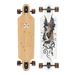 Arbor Bamboo Zeppelin K Darmaeva 36" Drop Through Cruiser Longboard Complete