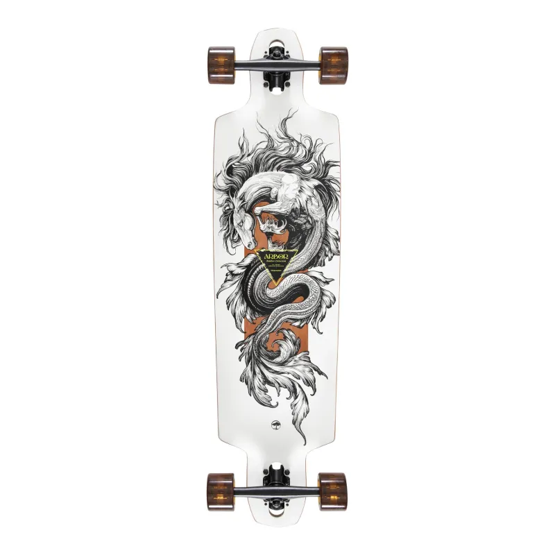 Arbor Bamboo Dropcruiser K Darmaeva 38" Drop Through Cruiser Longboard Complete