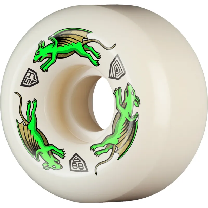 Powell-Peralta Dragon Formula Nano Rat AV6 54mm x 34mm 88A Skateboard Wheels